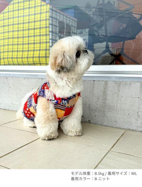 ガラガラエアーダウン 犬服ブランドのドッグデプト/DOG DEPT
