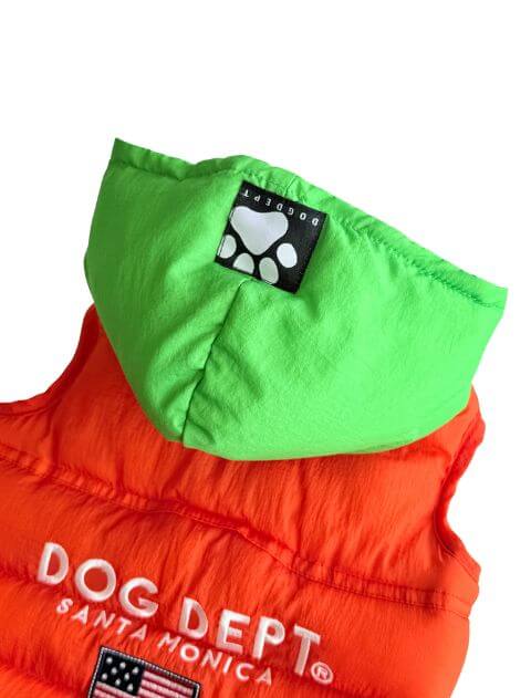 クラシックロゴ　エアーダウン 犬服ブランドのドッグデプト/DOG DEPT