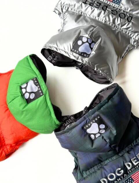 犬服 / ドッグウェア】クラシックロゴ エアーダウン / DOG DEPT