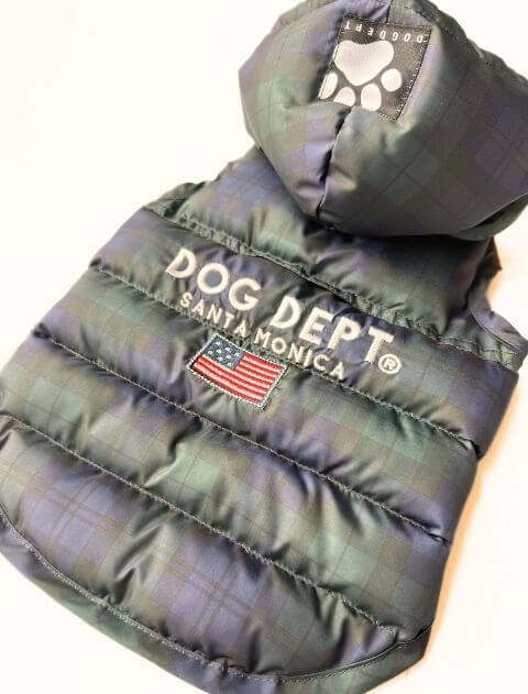 犬服 / ドッグウェア】クラシックロゴ エアーダウン / DOG DEPT