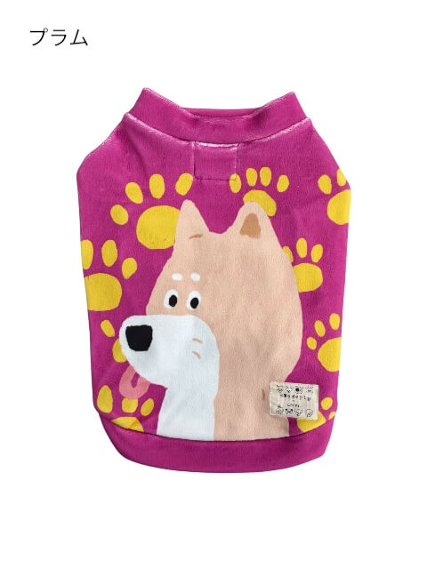 イラストドッグフリースT 犬服ブランドのドッグデプト/DOG DEPT