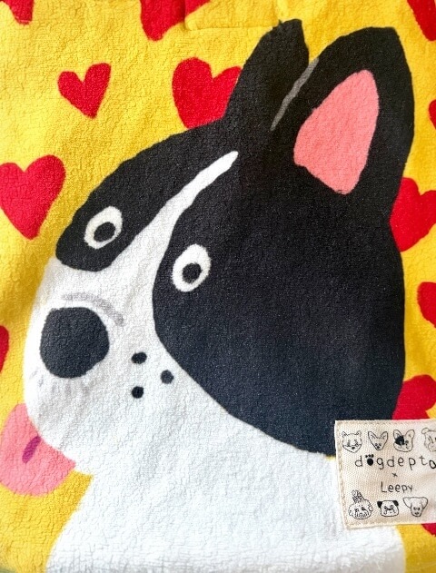 イラストドッグフリースT 犬服ブランドのドッグデプト/DOG DEPT