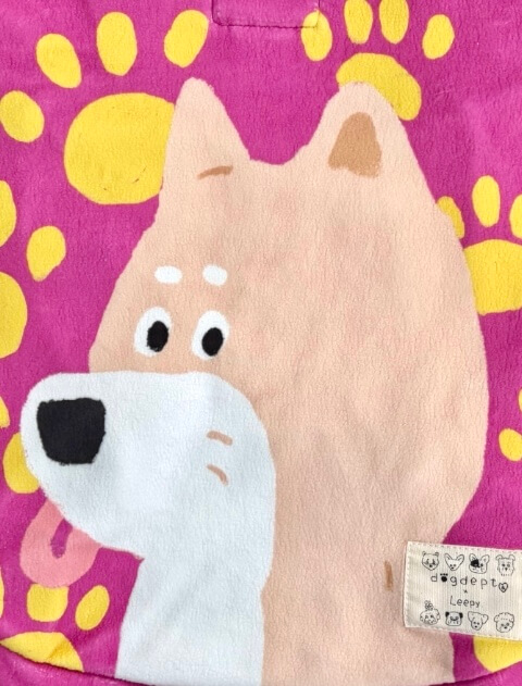 イラストドッグフリースT 犬服ブランドのドッグデプト/DOG DEPT