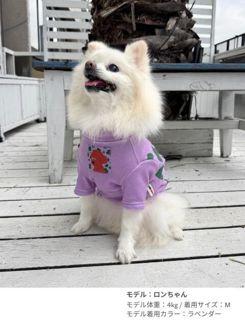 イラストドッグフリースT 犬服ブランドのドッグデプト/DOG DEPT