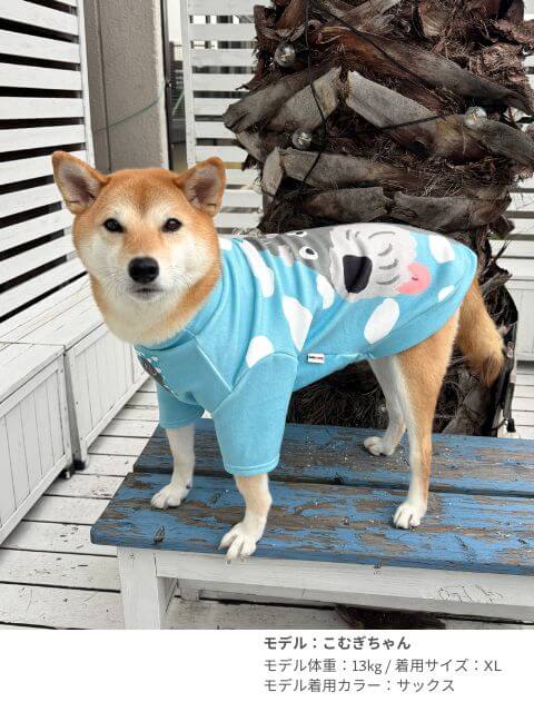 イラストドッグフリースT 犬服ブランドのドッグデプト/DOG DEPT