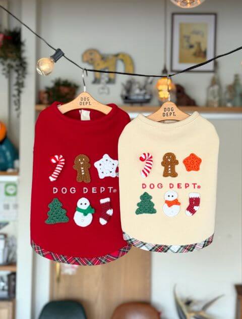 【DOG WEAR】クリスマスカーデ