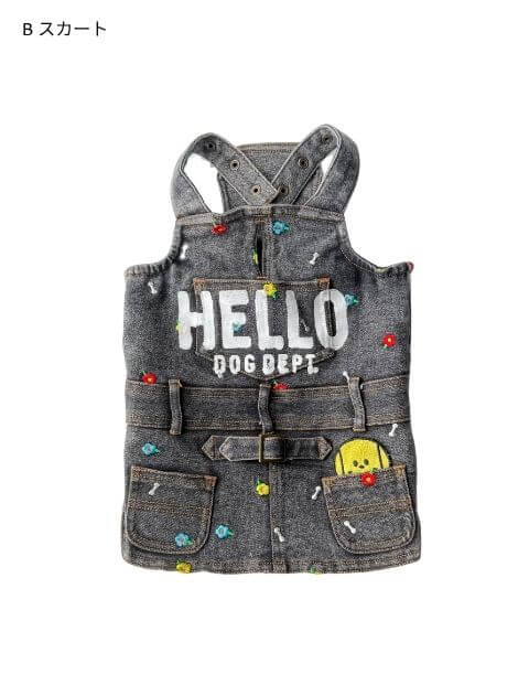 OHANA刺繍オーバーオール犬服ブランドのドッグデプト/DOG DEPT
