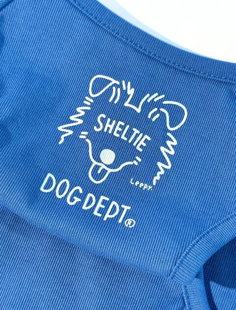MY DOG IS No.1 シェルティノースリーブ　犬服ブランドのドッグデプト/DOG DEPT