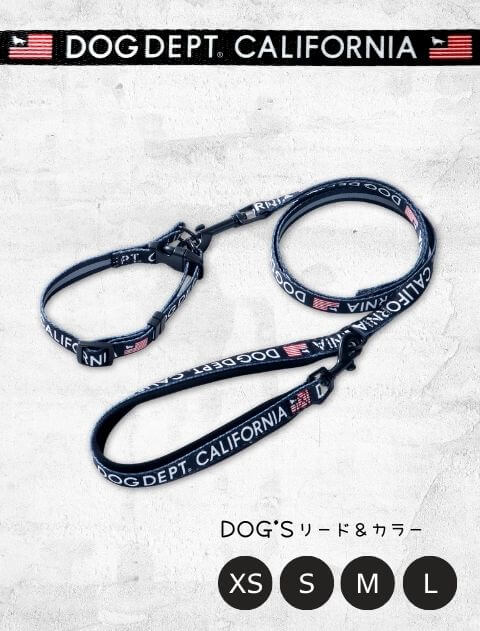 【DOG GOODS】クラシックロゴリード&カラー