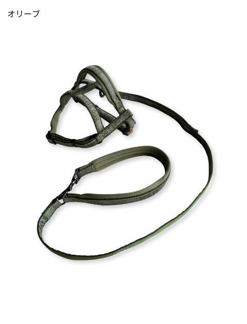 ジャガードロゴ　リード＆ショルダーハーネス ブランドのドッグデプト/DOG DEPT