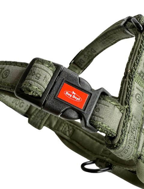 ジャガードロゴ　リード＆ショルダーハーネス ブランドのドッグデプト/DOG DEPT