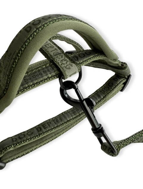 ジャガードロゴ　リード＆ショルダーハーネス ブランドのドッグデプト/DOG DEPT
