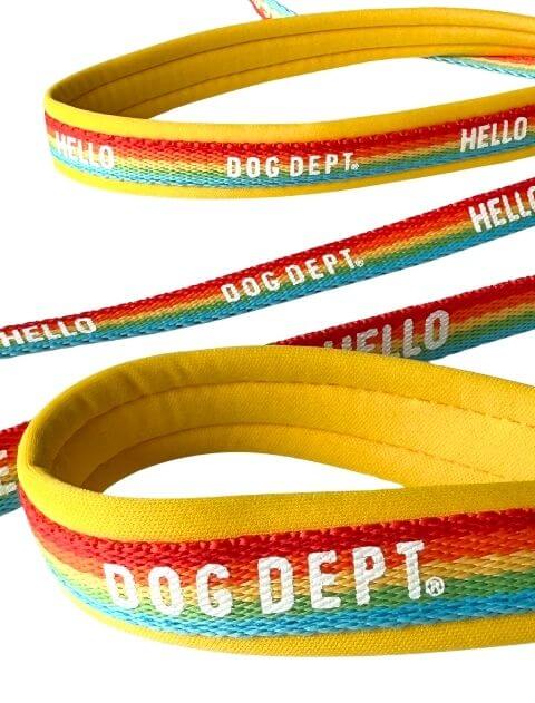 レインボーリード&ハーネスセット ブランドのドッグデプト/DOG DEPT