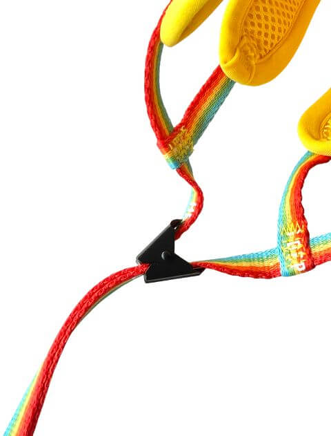 レインボーリード&ソフトハーネスセット ブランドのドッグデプト/DOG DEPT