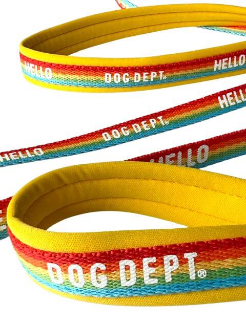 レインボーリード&ソフトハーネスセット ブランドのドッグデプト/DOG DEPT