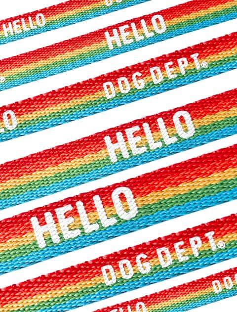 レインボーリード&ソフトハーネスセット ブランドのドッグデプト/DOG DEPT