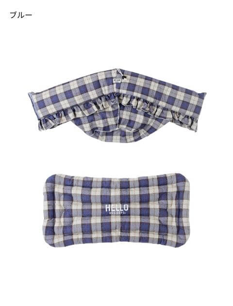 DOG GOODS】フリルチェックカートカバー