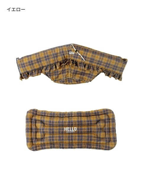 フリルチェックカートカバー ブランドのドッグデプト/DOG DEPT