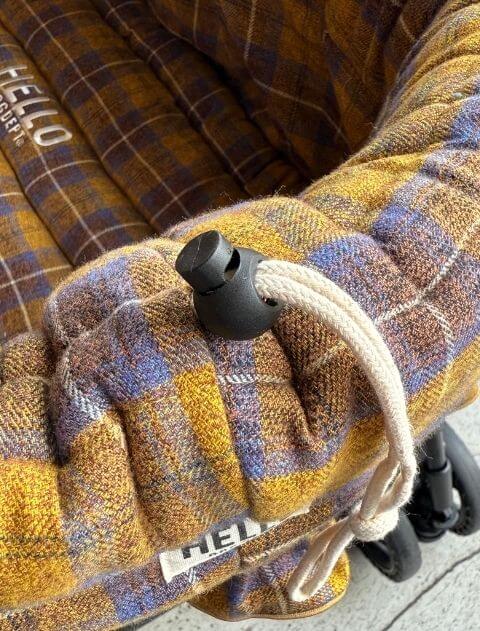 フリルチェックカートカバー ブランドのドッグデプト/DOG DEPT