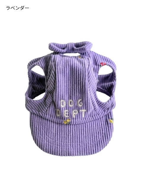 コーデュロイドッグキャップ ブランドのドッグデプト/DOG DEPT