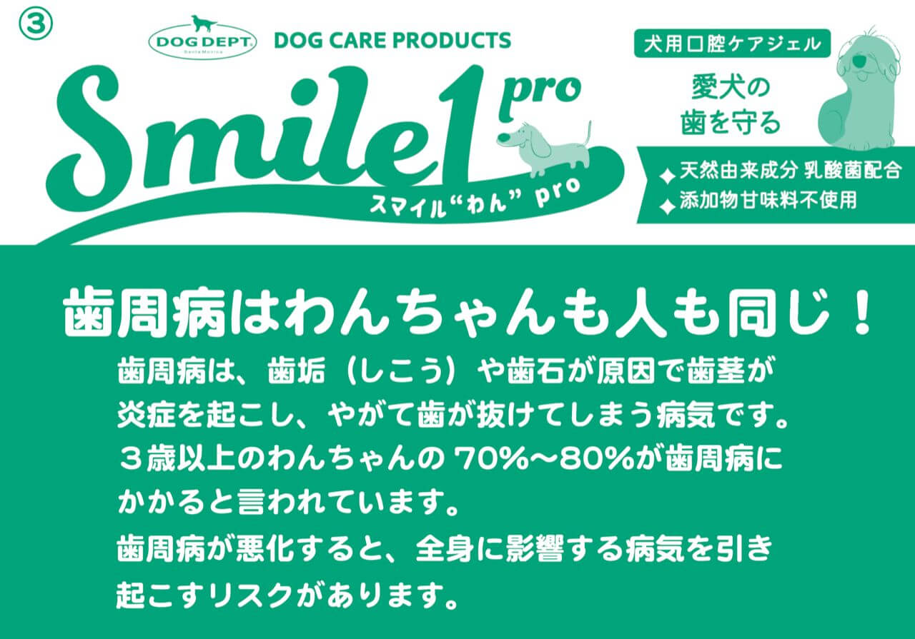 smile 1 pro 口腔ケアジェル  ブランドのドッグデプト/DOG DEPT