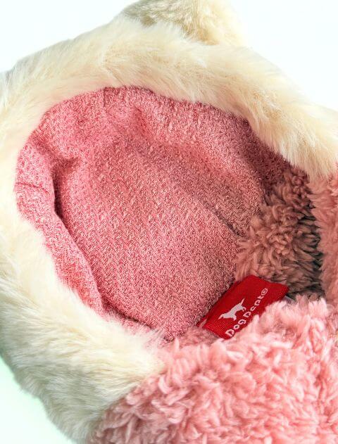 マフラー付きファー帽子 ブランドのドッグデプト/DOG DEPT