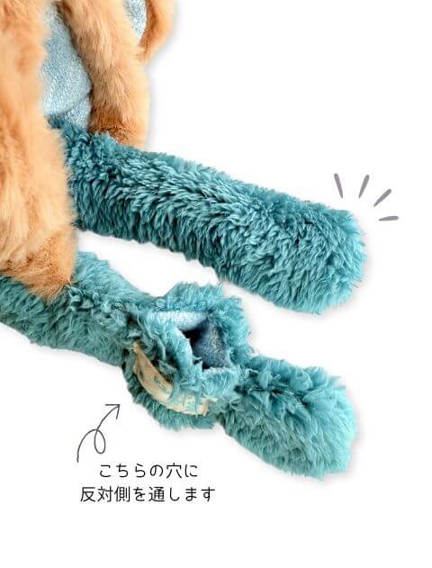 マフラー付きファー帽子 ブランドのドッグデプト/DOG DEPT