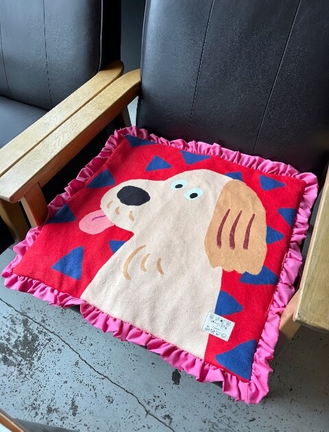 イラストドッグカフェマット   ブランドのドッグデプト/DOG DEPT