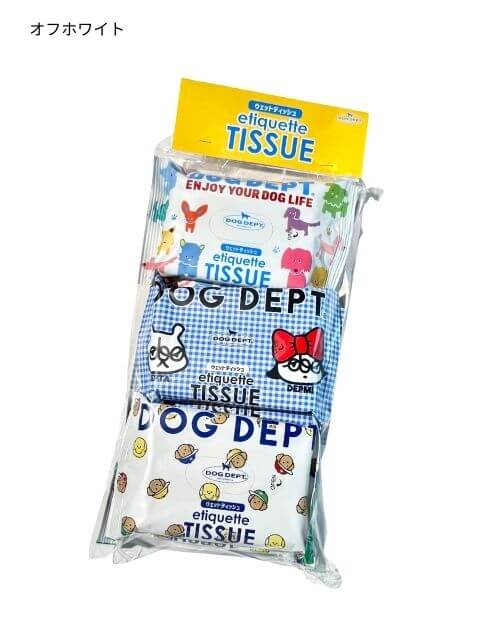 エチケットティッシュ6個セット ブランドのドッグデプト/DOG DEPT