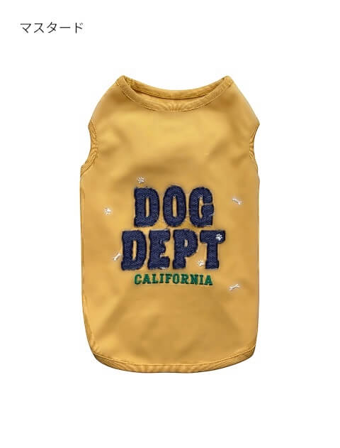 デニムアップリノースリーブ犬服ブランドのドッグデプト/DOG DEPT