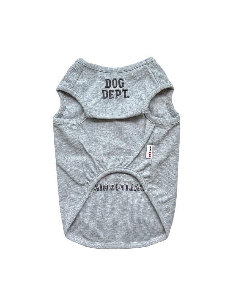 犬服 / ドッグウェア】デニムアップリノースリーブ / DOG DEPT