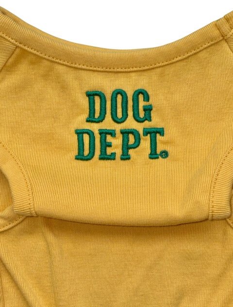 デニムアップリノースリーブ犬服ブランドのドッグデプト/DOG DEPT
