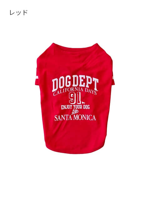 ロゴ&ナンバーTシャツ犬服ブランドのドッグデプト/DOG DEPT