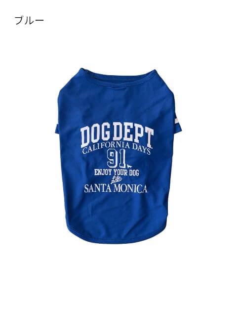 ロゴ&ナンバーTシャツ犬服ブランドのドッグデプト/DOG DEPT