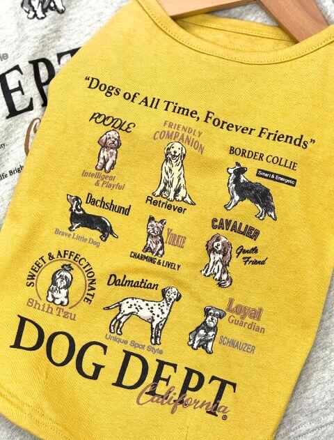 犬服 / ドッグウェア】dog of alltime,forever friends T / DOG DEPT