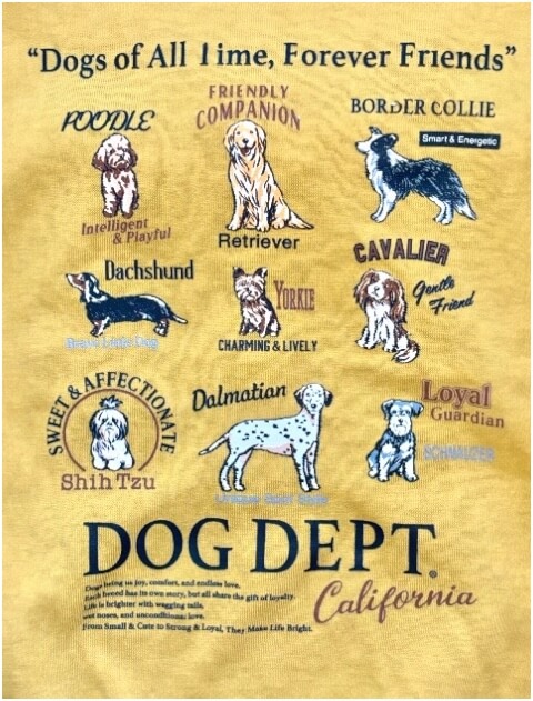 dog of alltime,forever friends T犬服ブランドのドッグデプト/DOG DEPT