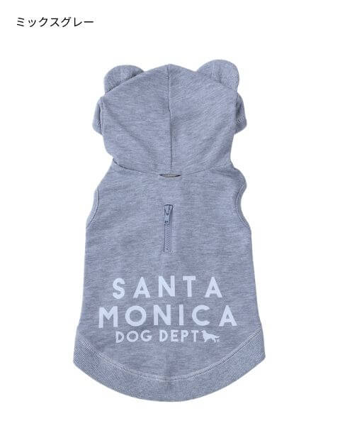 犬服 / ドッグウェア】スウェットボタンパーカー / DOG DEPT