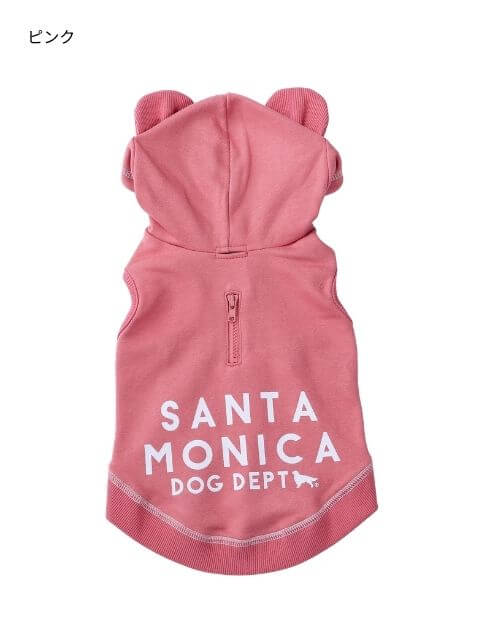 犬服 / ドッグウェア】スウェットボタンパーカー / DOG DEPT
