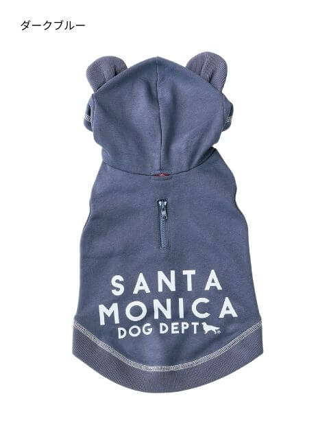 犬服 / ドッグウェア】スウェットボタンパーカー / DOG DEPT