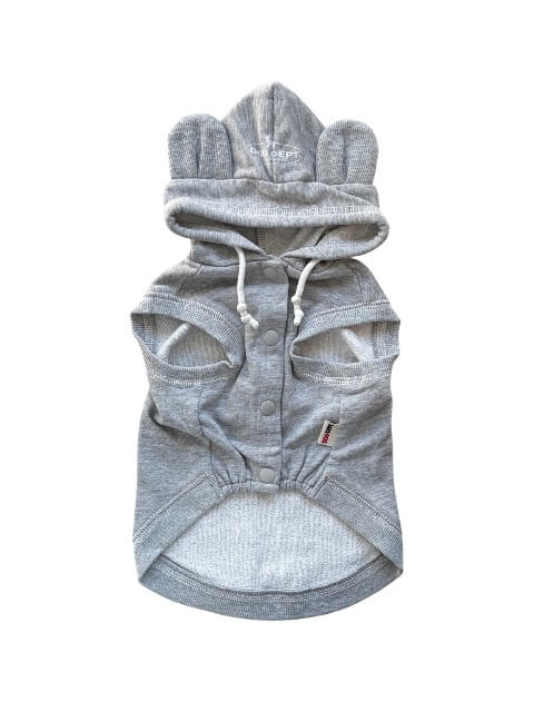 犬服 / ドッグウェア】スウェットボタンパーカー / DOG DEPT