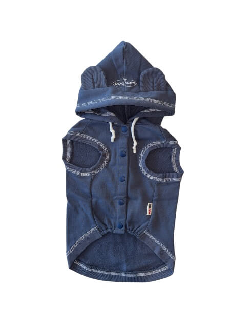 犬服 / ドッグウェア】スウェットボタンパーカー / DOG DEPT