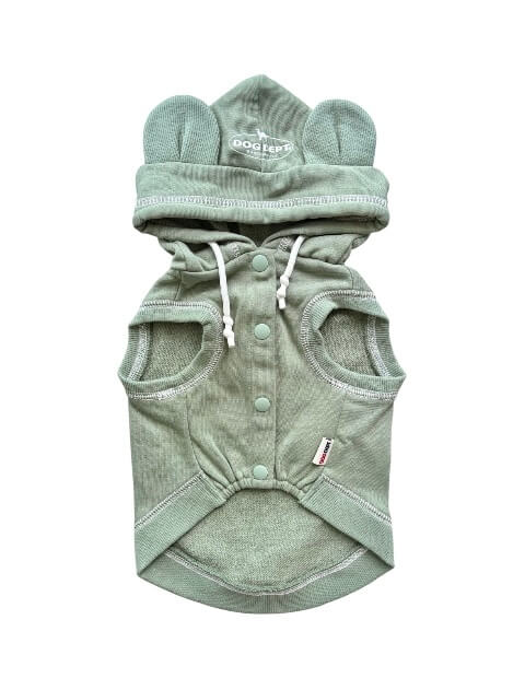 犬服 / ドッグウェア】スウェットボタンパーカー / DOG DEPT