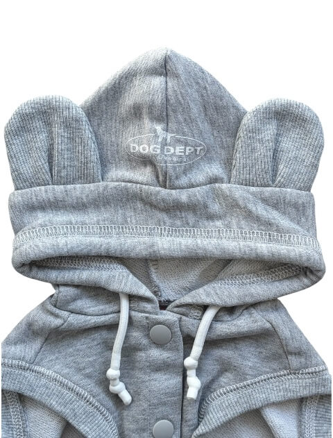 犬服 / ドッグウェア】スウェットボタンパーカー / DOG DEPT