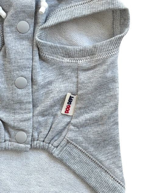 スウェットボタンパーカー犬服ブランドのドッグデプト/DOG DEPT