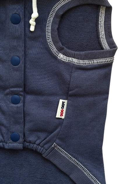 スウェットボタンパーカー犬服ブランドのドッグデプト/DOG DEPT