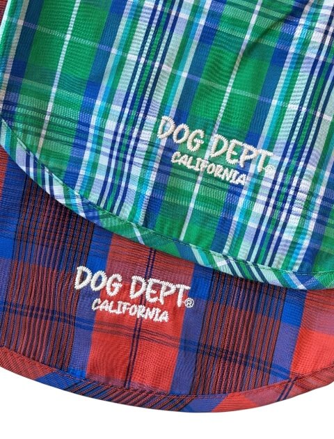 チェックシャツパーカー犬服ブランドのドッグデプト/DOG DEPT
