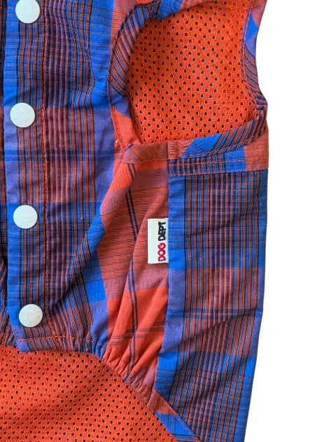 チェックシャツパーカー犬服ブランドのドッグデプト/DOG DEPT