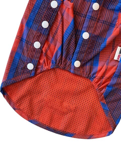 チェックシャツパーカー犬服ブランドのドッグデプト/DOG DEPT