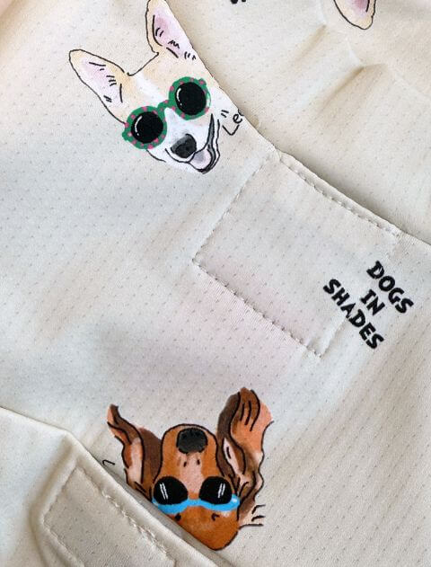 DOGS IN SHADES ロンパース 犬服ブランドのドッグデプト/DOG DEPT