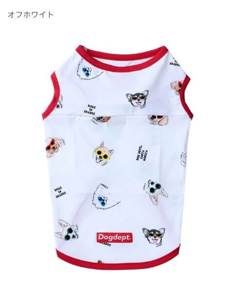 DOGS IN SHADES ノースリーブ 犬服ブランドのドッグデプト/DOG DEPT